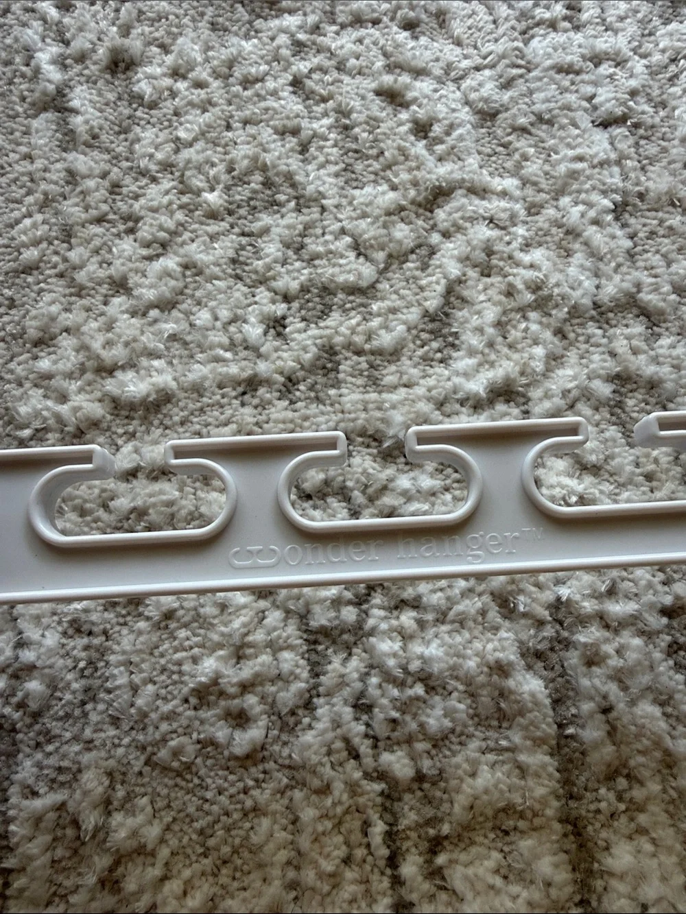 Wonder Hangers - White (Set of 8) Closet organization